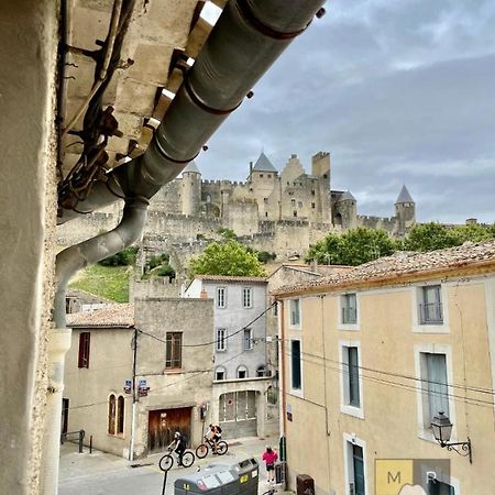 Le Donjon - Vue Cite Pied Cite Medievale Neuf Carcassonne Dış mekan fotoğraf